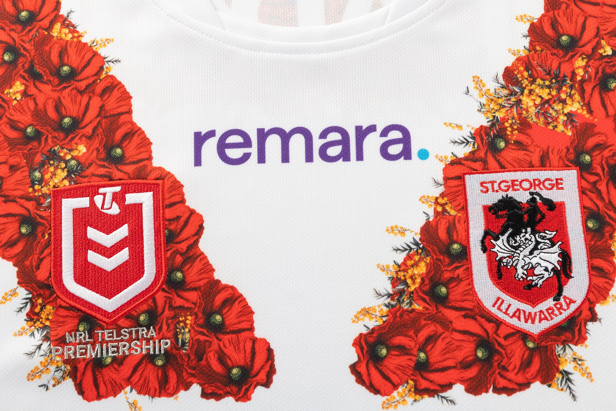 St George Illawarra Dragons Mens 2026 ANZAC Round Jersey – NRL Shop