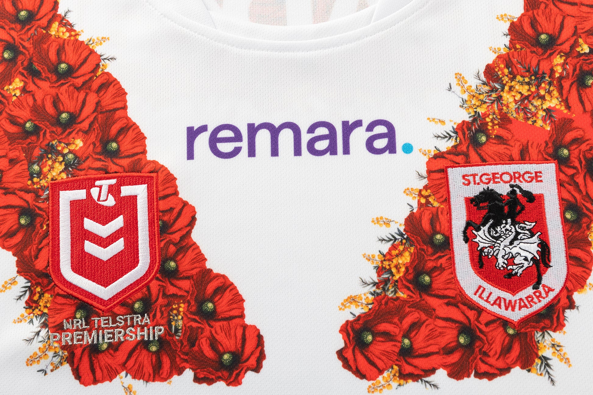 St George Illawarra Dragons Mens 2026 ANZAC Round Jersey - View 5