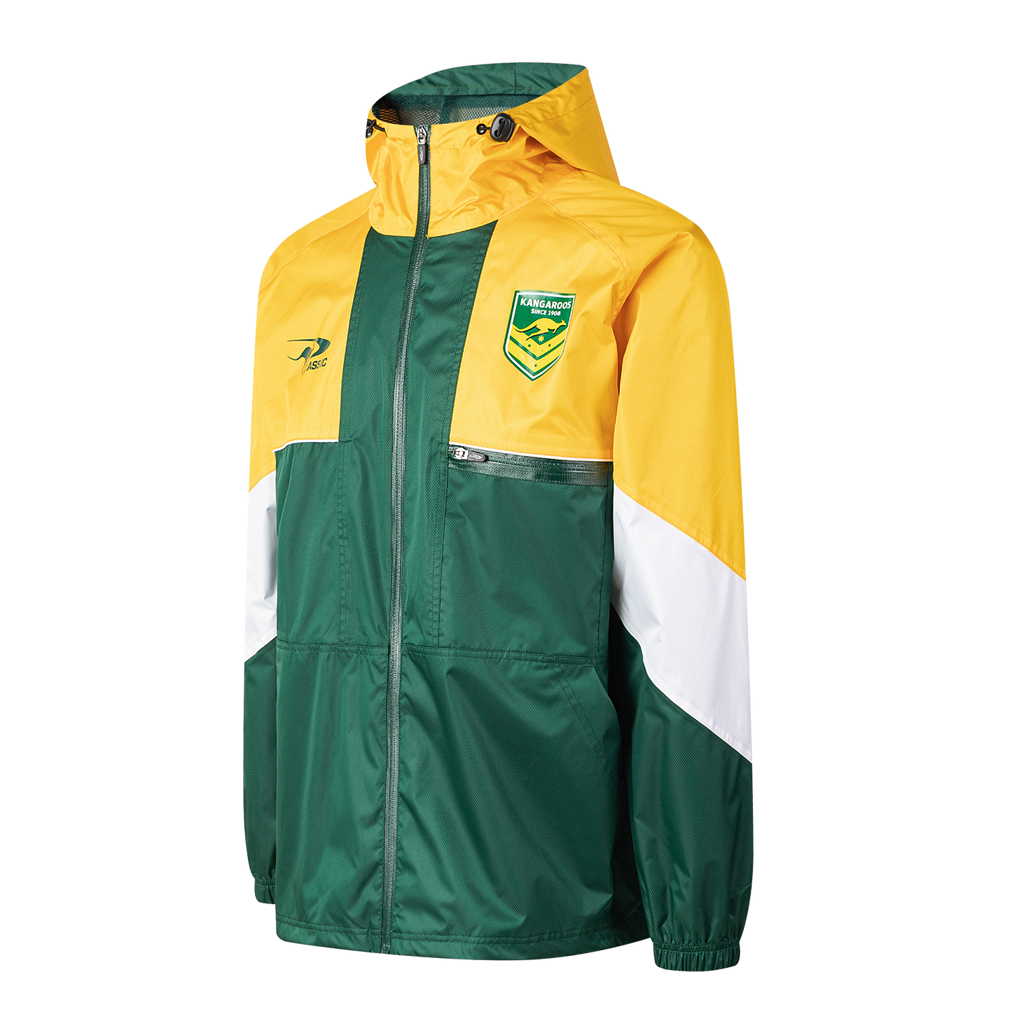 Australian Kangaroos Mens 2025/26 Wet Weather Jacket