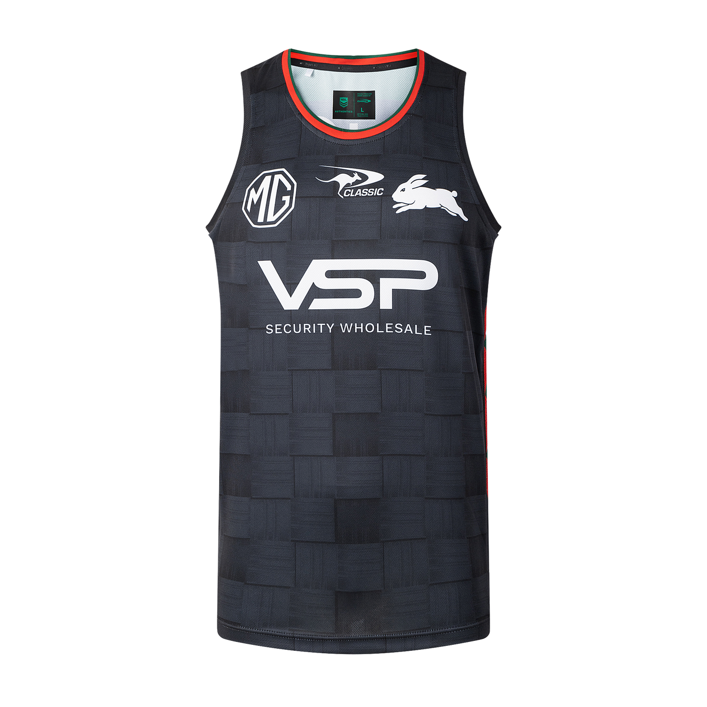 South Sydney Rabbitohs Mens 2026 Pro Training Singlet Black
