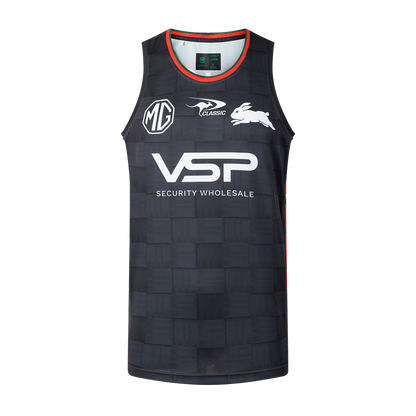 South Sydney Rabbitohs Mens 2026 Pro Training Singlet Black - View 1