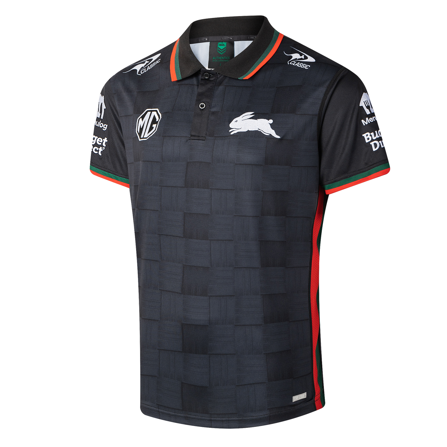 South Sydney Rabbitohs Mens 2026 Media Polo Black