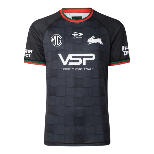 South Sydney Rabbitohs Mens 2026 Pro Training Tee Black - View 1