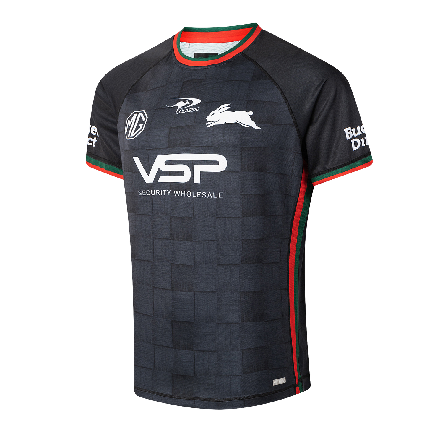 South Sydney Rabbitohs Mens 2026 Pro Training Tee Black