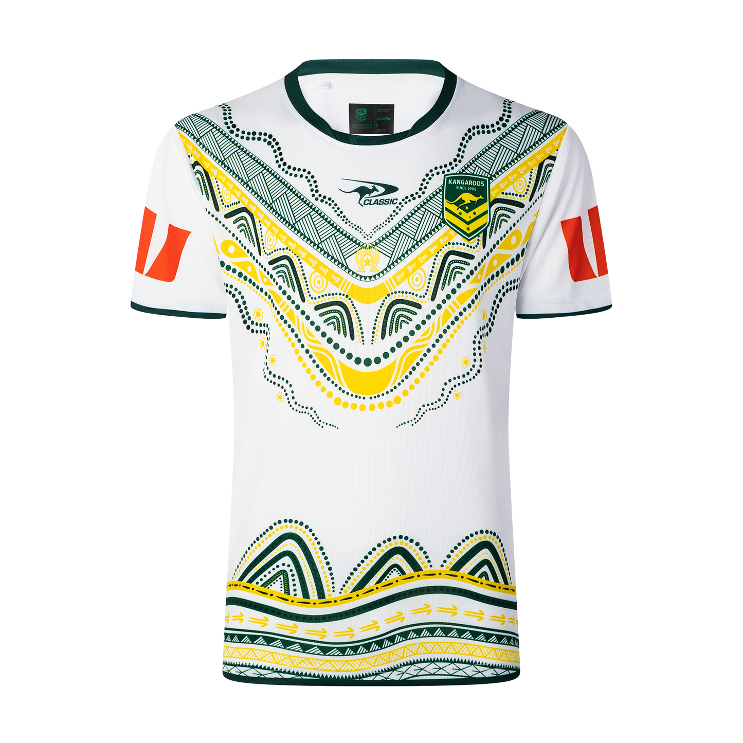 Australian Kangaroos Mens 2025/26 Indigenous Jersey