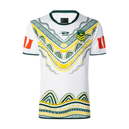 Australian Kangaroos Mens 2025/26 Indigenous Jersey - View 1