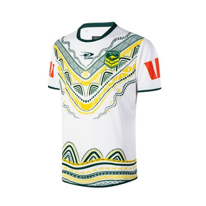Australian Kangaroos Womens 2025/26 Indigenous Jersey - View 2