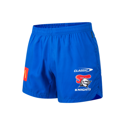 Newcastle Knights Mens 2026 Performance Gym Shorts - View 1