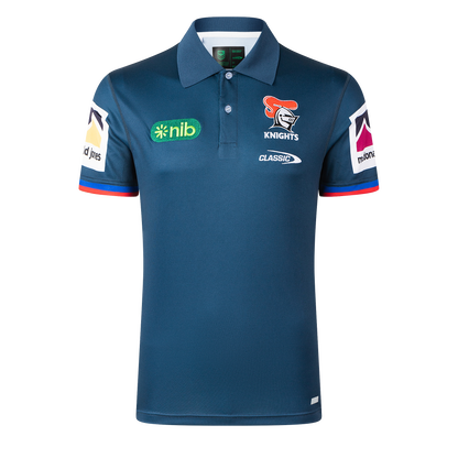 Newcastle Knights Mens 2026 Media Polo - View 1
