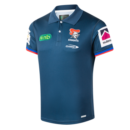Newcastle Knights Mens 2026 Media Polo - View 2
