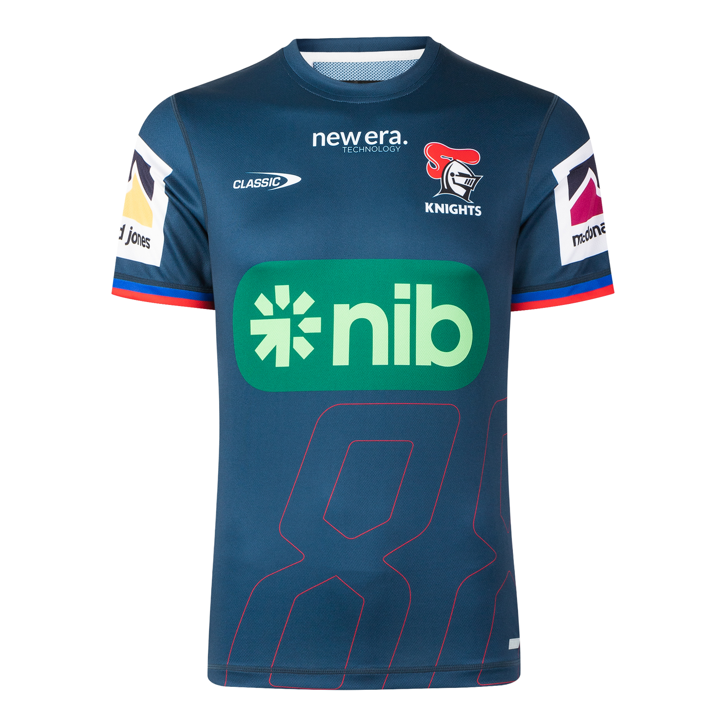Newcastle Knights Mens 2026 Pro Training Tee Dark