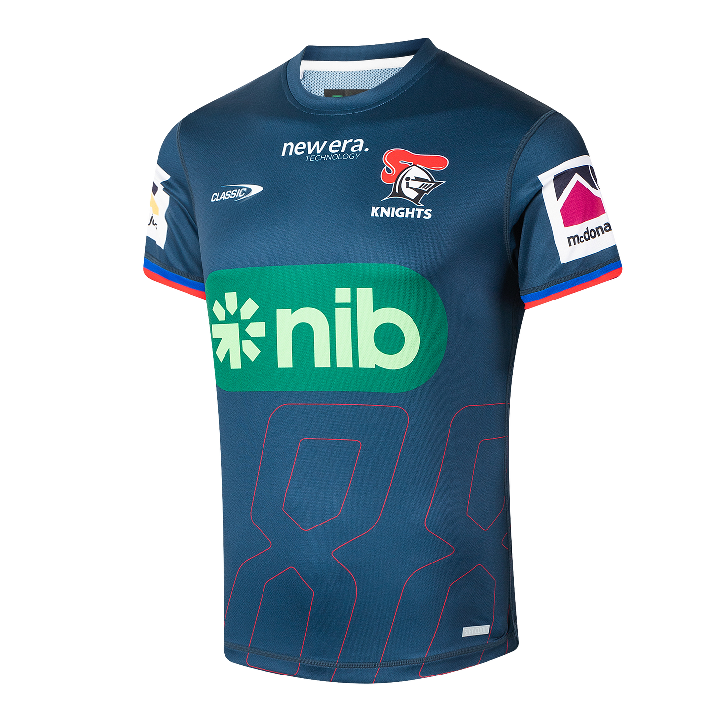 Newcastle Knights Mens 2026 Pro Training Tee Dark