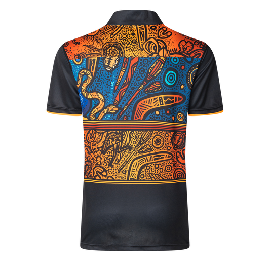All Stars 2025 Indigenous Mens Polo - View 2
