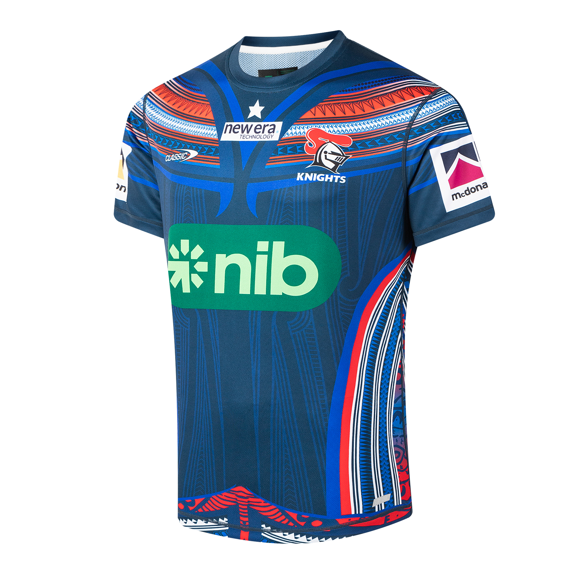 Newcastle Knights Mens 2026 Pro Warm Up Tee - View 2