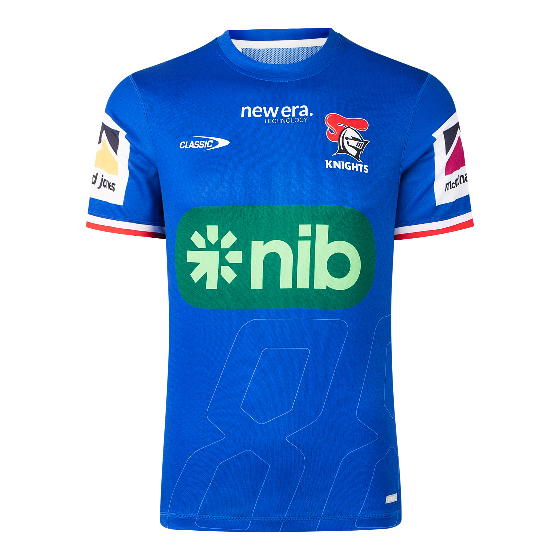 Newcastle Knights Mens 2026 Pro Training Tee Blue - View 1