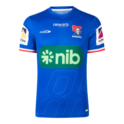 Newcastle Knights Mens 2026 Pro Training Tee Blue - View 1