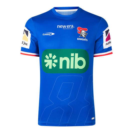 Newcastle Knights Mens 2026 Pro Training Tee Blue - View 1