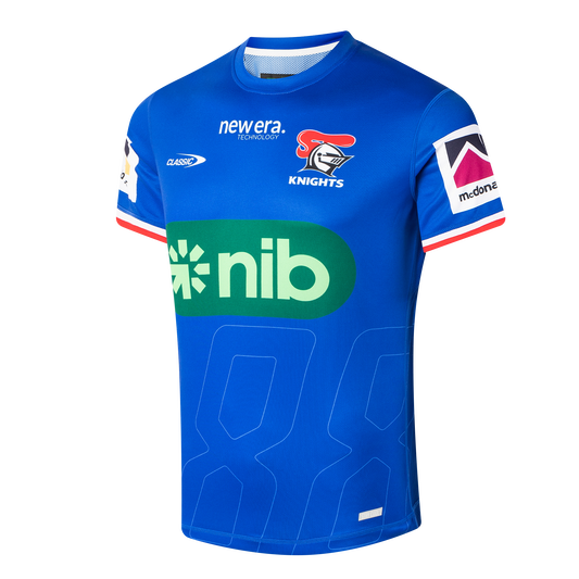 Newcastle Knights Mens 2026 Pro Training Tee Blue - View 2