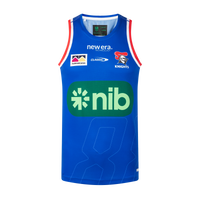 Newcastle Knights Mens 2026 Pro Training Singlet Blue