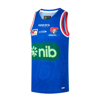 Newcastle Knights Mens 2026 Pro Training Singlet Blue