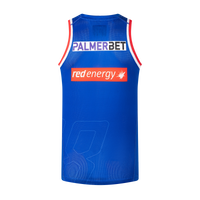 Newcastle Knights Mens 2026 Pro Training Singlet Blue