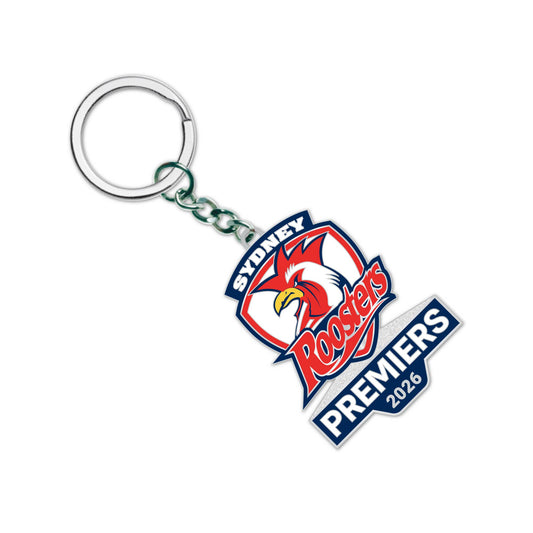 Sydney Roosters Premiers 2026 Logo Keyring - Pre-Order - View 1