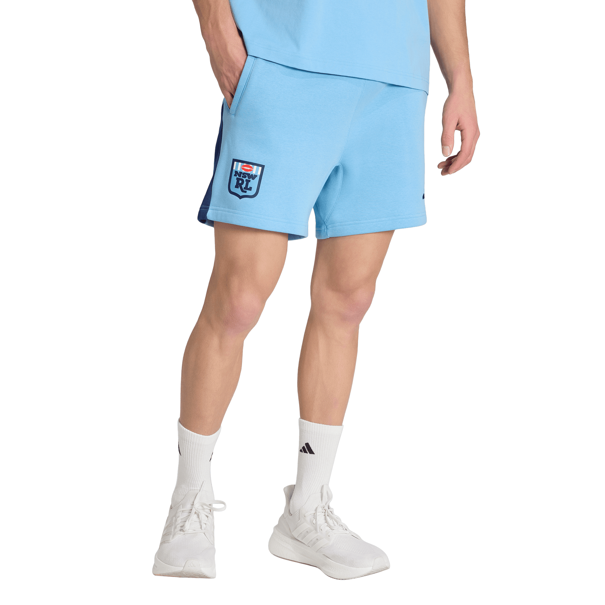 NSW Blues Adult 2026 Shorts Light Blue - View 3