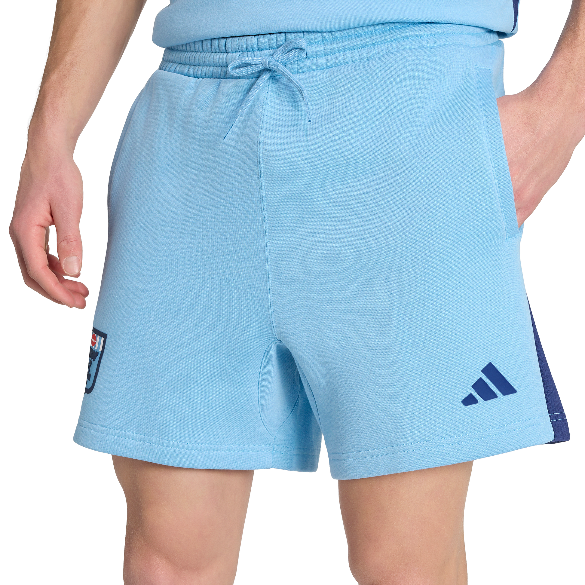 NSW Blues Adult 2026 Shorts Light Blue - View 1