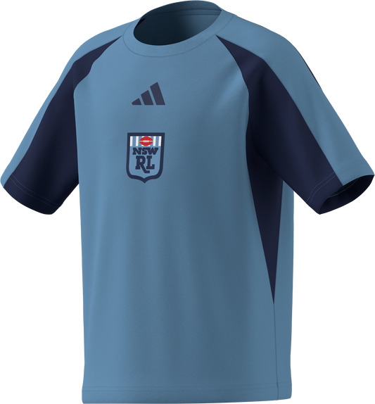 NSW Blues Youth 2026 T-Shirt Light Blue - View 2