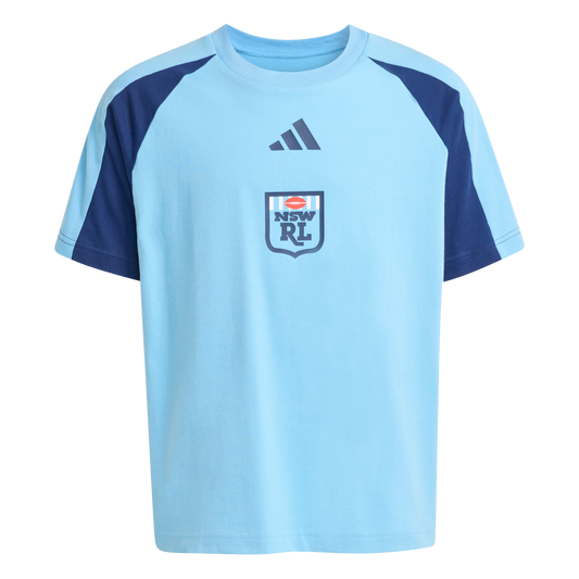 NSW Blues Youth 2026 T-Shirt Light Blue - View 1