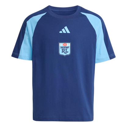 Westpac NSW Blues Youth 2026 T-Shirt Dark Blue - View 1