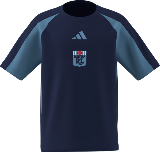 NSW Blues Youth 2026 T-Shirt Dark Blue - View 1