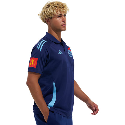 NSW Blues Mens 2026 Polo Dark Blue - View 2