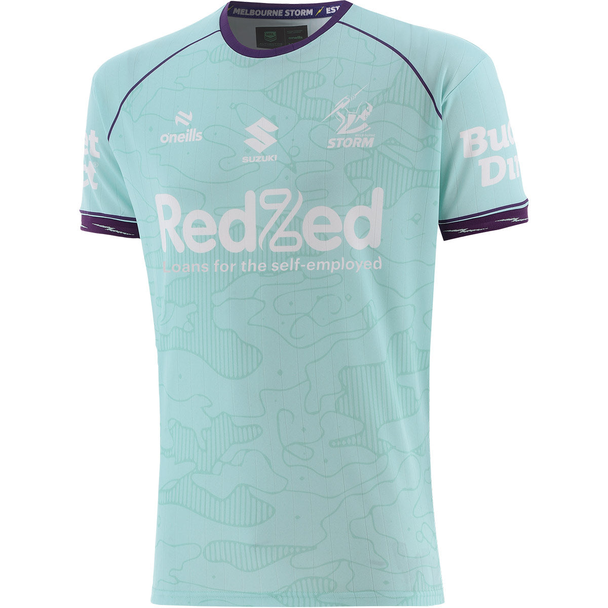 Melbourne Storm Mens 2026 Training Tee Teal