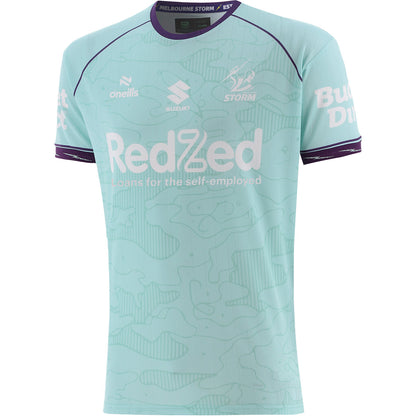 Melbourne Storm Mens 2026 Training Tee Teal - View 1