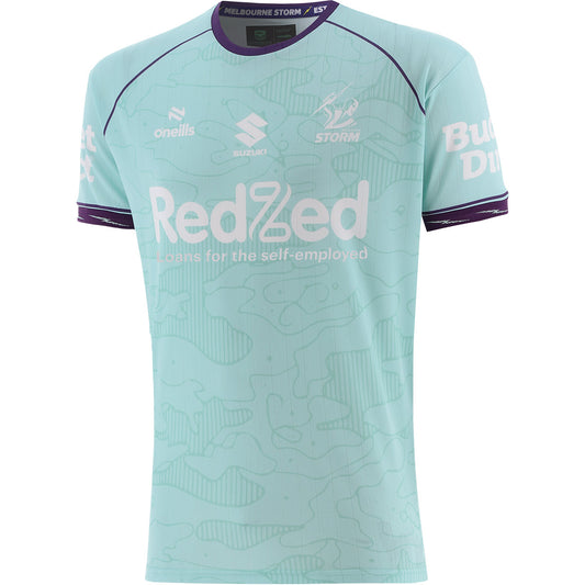 Melbourne Storm Mens 2026 Training Tee Teal - View 1