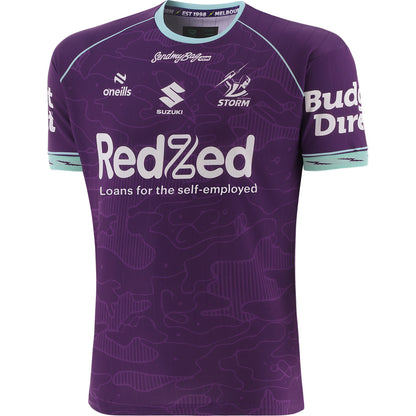 Melbourne Storm Mens 2026 Training Tee Purple - View 1
