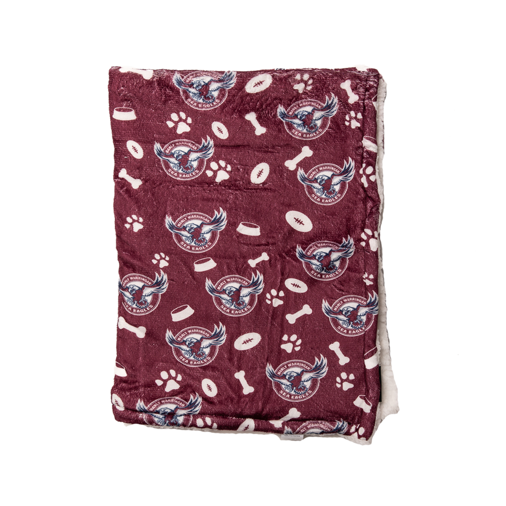 Manly Warringah Sea Eagles Dog Blanket