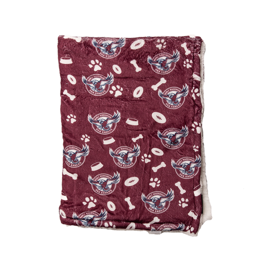 Manly Warringah Sea Eagles Dog Blanket - View 2