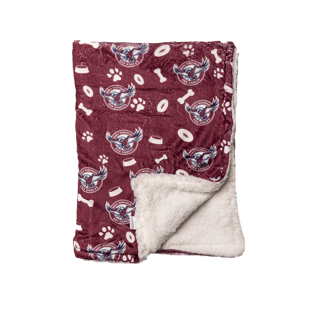 Manly Warringah Sea Eagles Dog Blanket