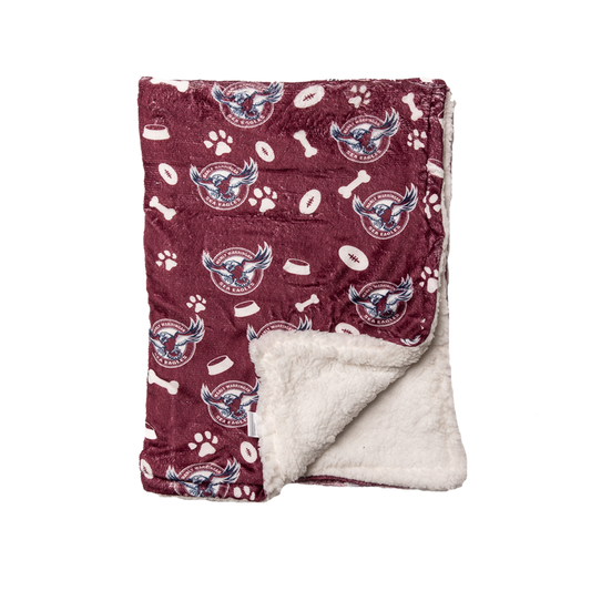 Manly Warringah Sea Eagles Dog Blanket - View 1
