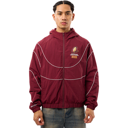 QLD Maroons Nylon Tracksuit Hoodie - View 1