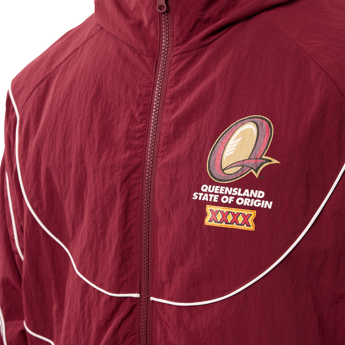 QLD Maroons Nylon Tracksuit Hoodie – NRL Shop