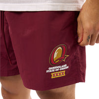 QLD Maroons Mens Nylon Sport Short