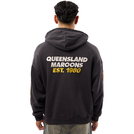 QLD Maroons 8 Straight Box Hoodie - View 2