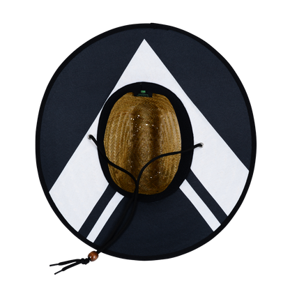 Magpies Adult Retro Straw Hat - View 2