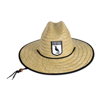 Magpies Adult Retro Straw Hat