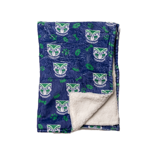 New Zealand Warriors Dog Blanket - View 1