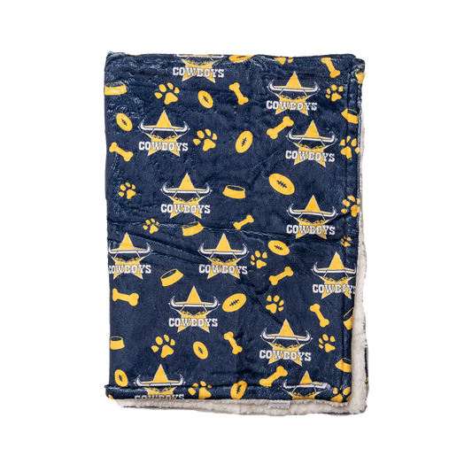 North Queensland Cowboys Dog Blanket - View 2