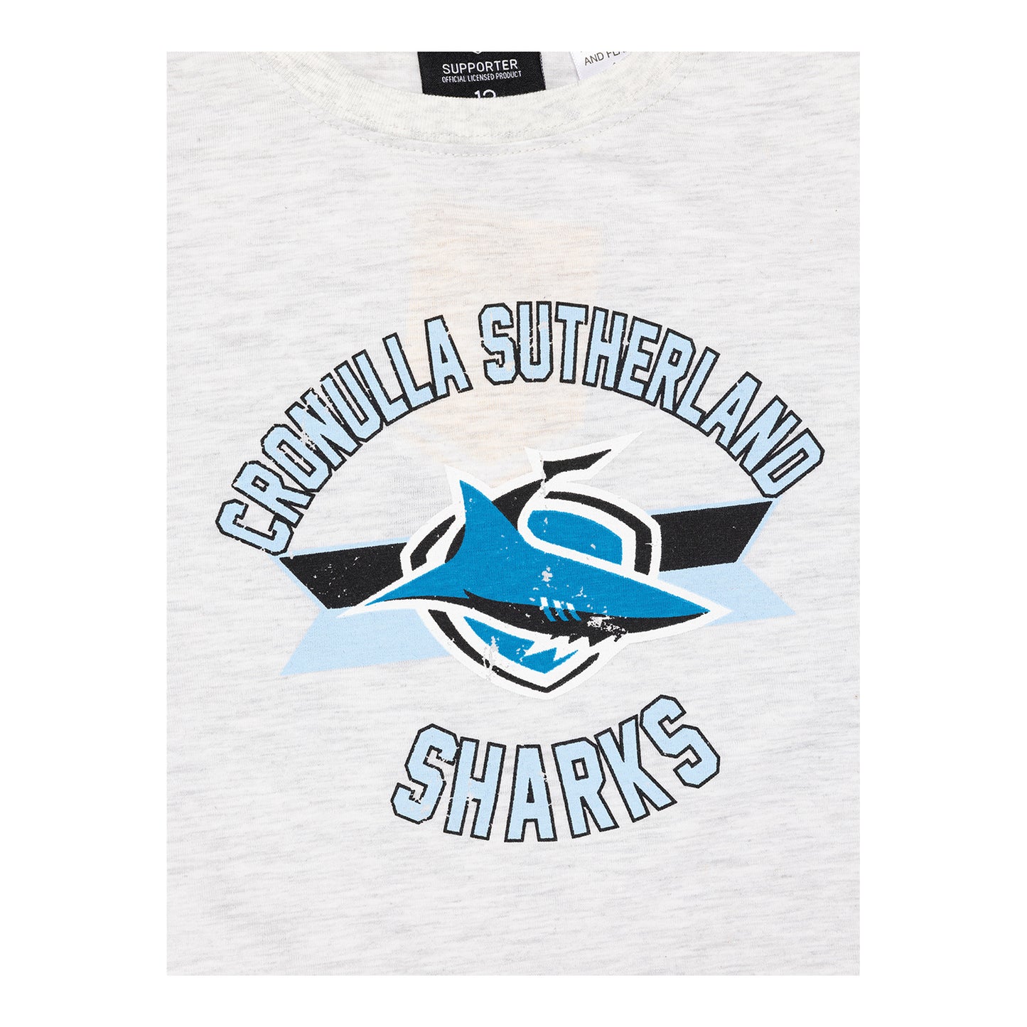 Cronulla-Sutherland Sharks Toddler Check PJ Set
